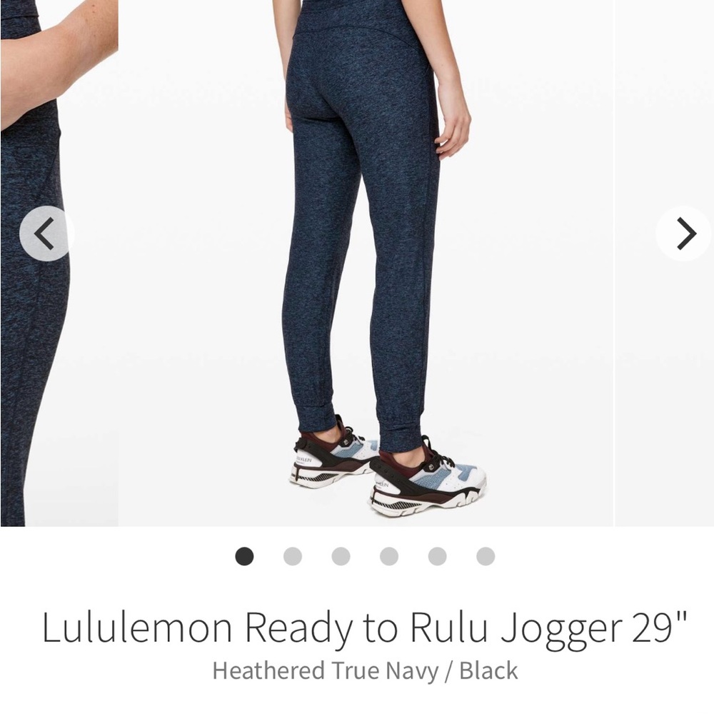 lululemon athletica Heathered Navy Jogger Pants